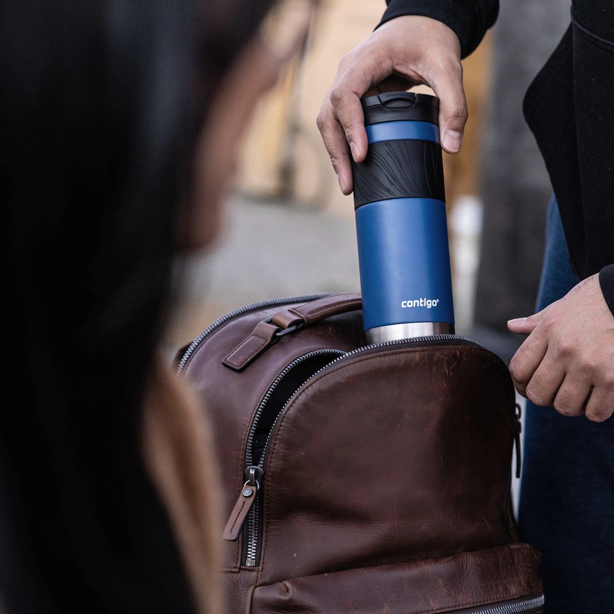 Contigo Byron 2.0 Stainless Steel Travel Mug with SNAPSEAL Lid & Grip, 24 Ounces - VMInnovations