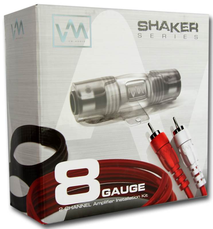 VM Audio SRPK8R 8 Gauge Car Amplifier Amp Wiring Complete Kit+RCA (Open Box)