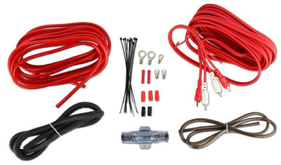 VM Audio SRPK8R 8 Gauge Car Amplifier Amp Wiring Complete Kit+RCA (Open Box)
