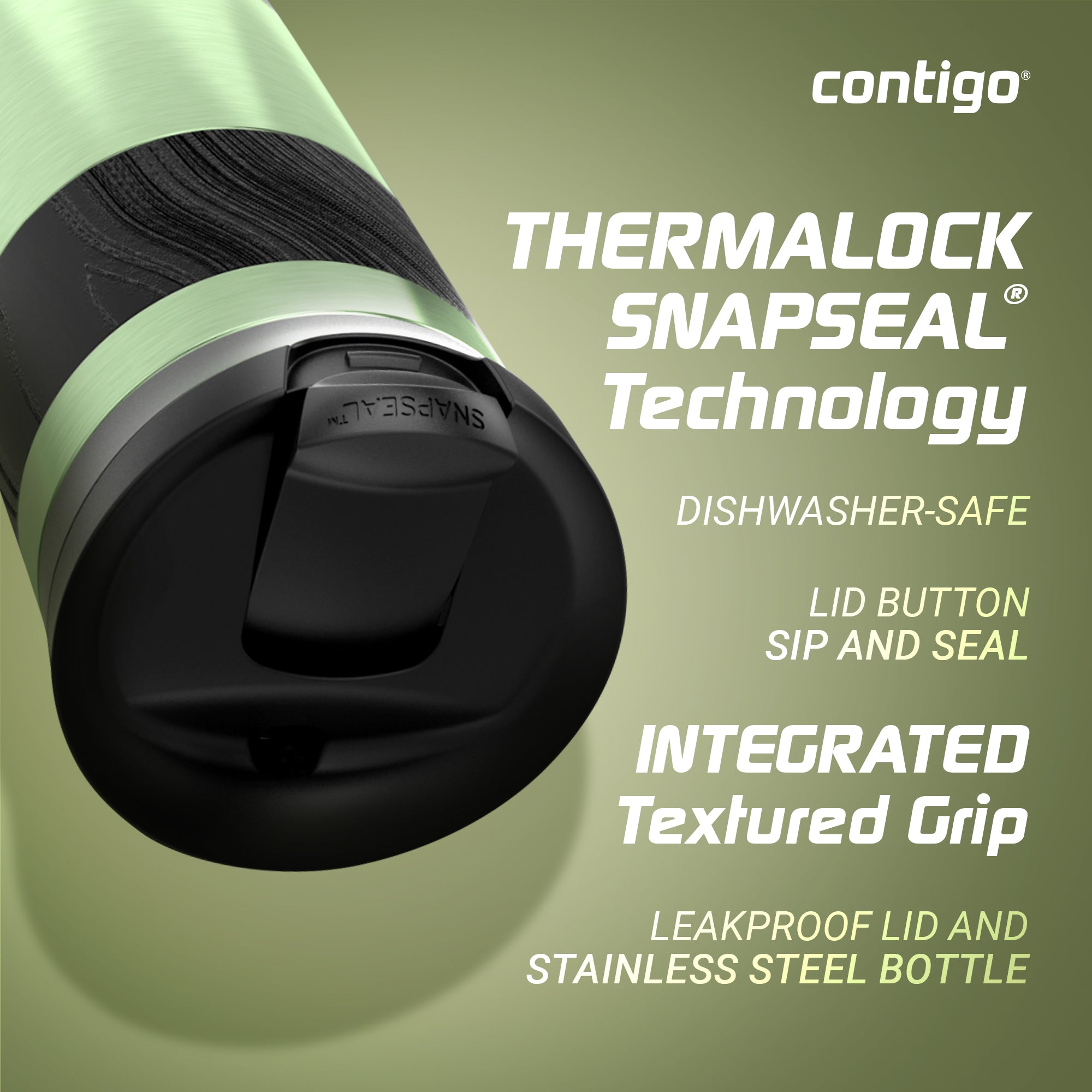 Contigo Byron 2.0 Stainless Steel Travel Mug with SNAPSEAL Lid & Grip, 16 Ounces - VMInnovations