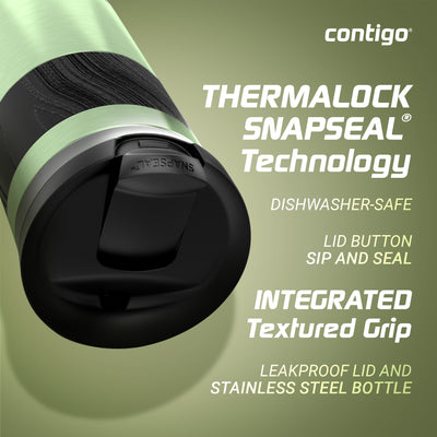 Contigo Byron 2.0 Stainless Steel Travel Mug with SNAPSEAL Lid & Grip, 16 Ounces - VMInnovations