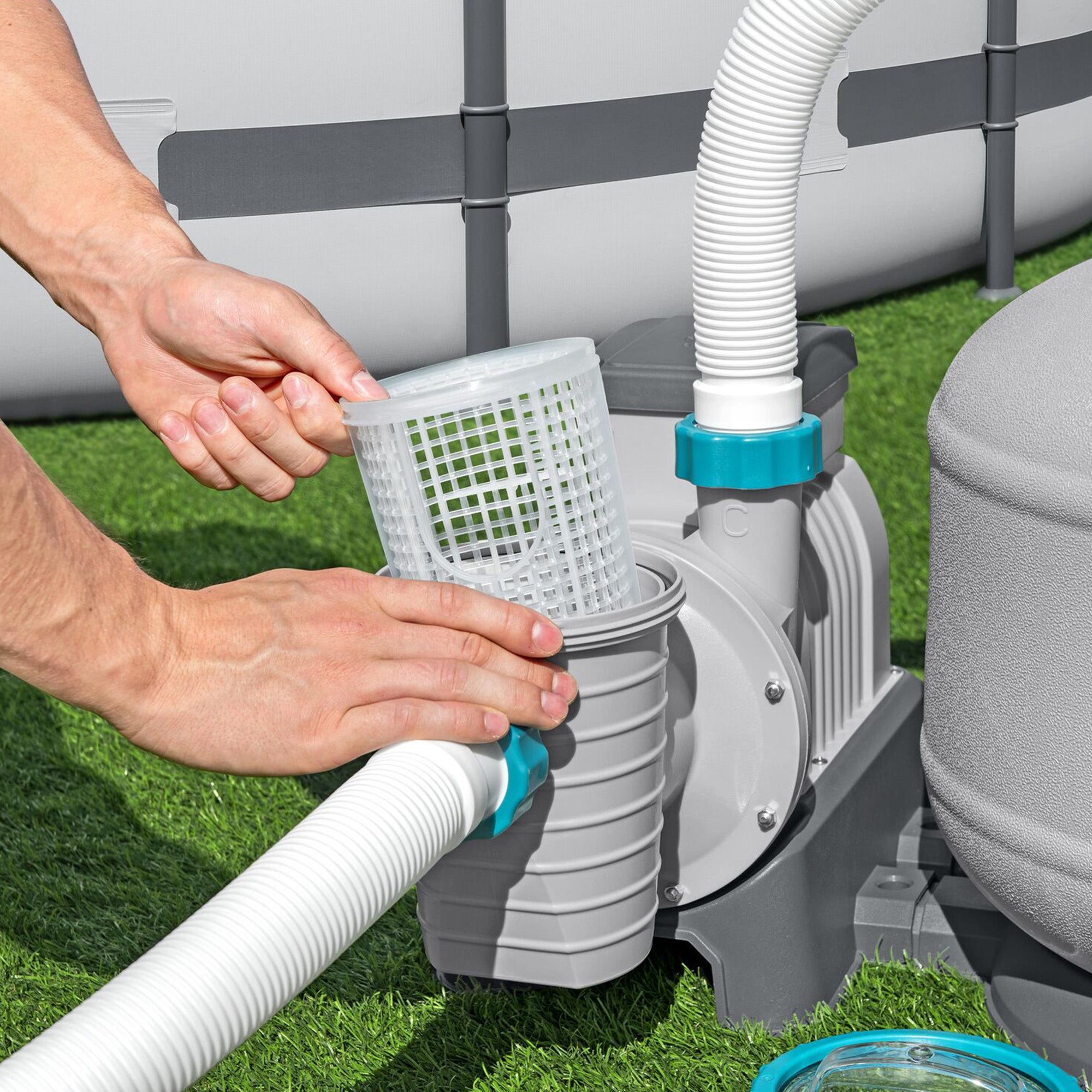 Bestway 3,000 Gallon Sand Filter Pump for Outdoor Swimming Pools (Open Box)