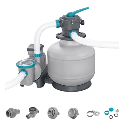 Bestway 3,000 Gallon Sand Filter Pump for Outdoor Swimming Pools (Open Box)