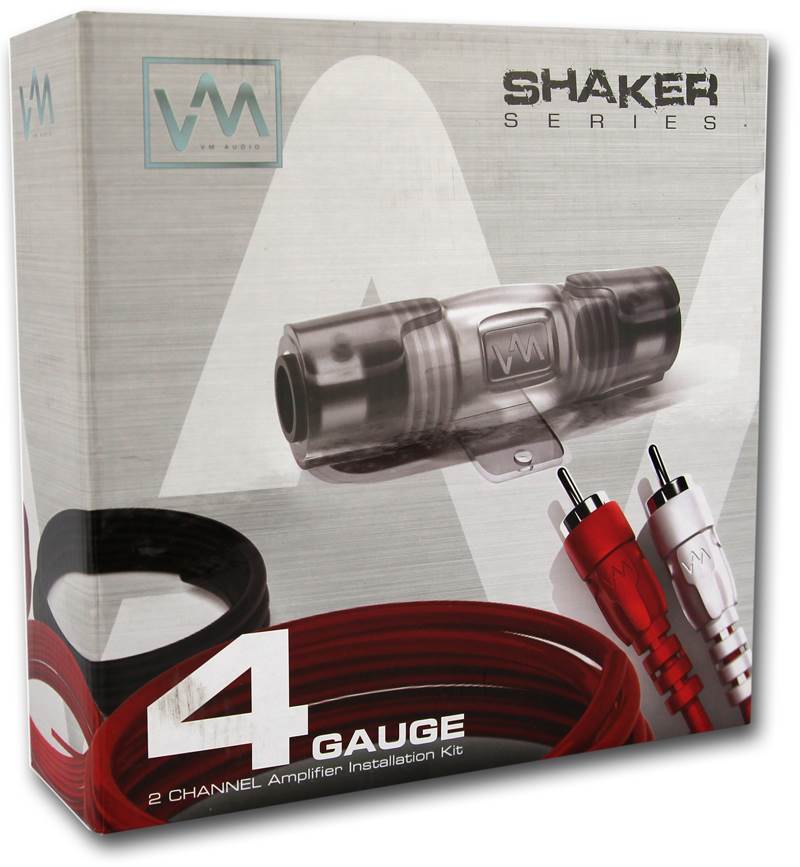 VM Audio SRPK4R 4 Gauge Car Amplifier Amp Installation Wiring Wire Kit- Open Box