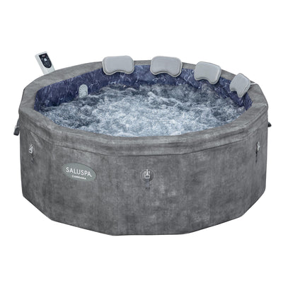 Bestway SaluSpa Carrara 4-6 Person Inflatable Hot Tub,Round Energy-Efficient Spa