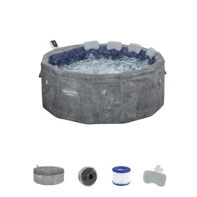 Bestway SaluSpa Carrara Energy-Efficient AirJet 4-6 Person Portable Hot Tub (Used)