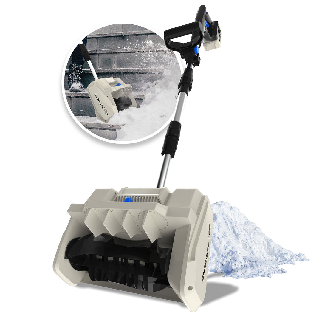 Snow Joe Cordless Snow Shovel Kit with 10" Wide x 5" Deep Snow Cut, X20-SNOW-5A