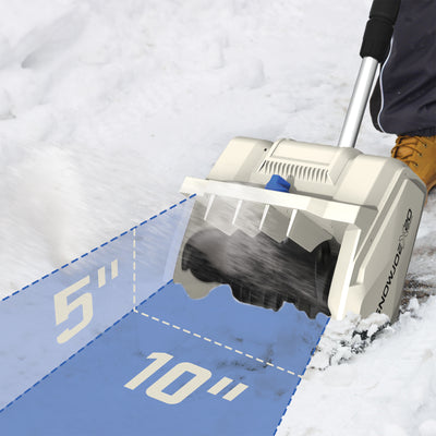 Snow Joe Cordless Snow Shovel Kit with 10" Wide x 5" Deep Snow Cut, (For Parts) - VMInnovations