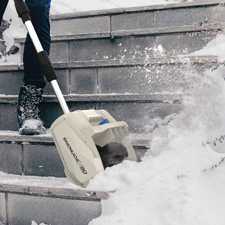 Snow Joe Cordless Snow Shovel Kit with 10" Wide x 5" Deep Snow Cut, X20-SNOW-5A