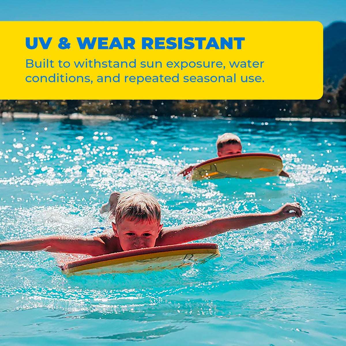 Aqua Lily Pad Giant Kick Boards, Swimming Aid for Adults, 36? x 20?, (Open Box)