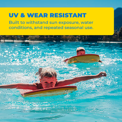 Aqua Lily Pad Giant Kick Boards, Swimming Aid for Adults, 36? x 20?, (Open Box)
