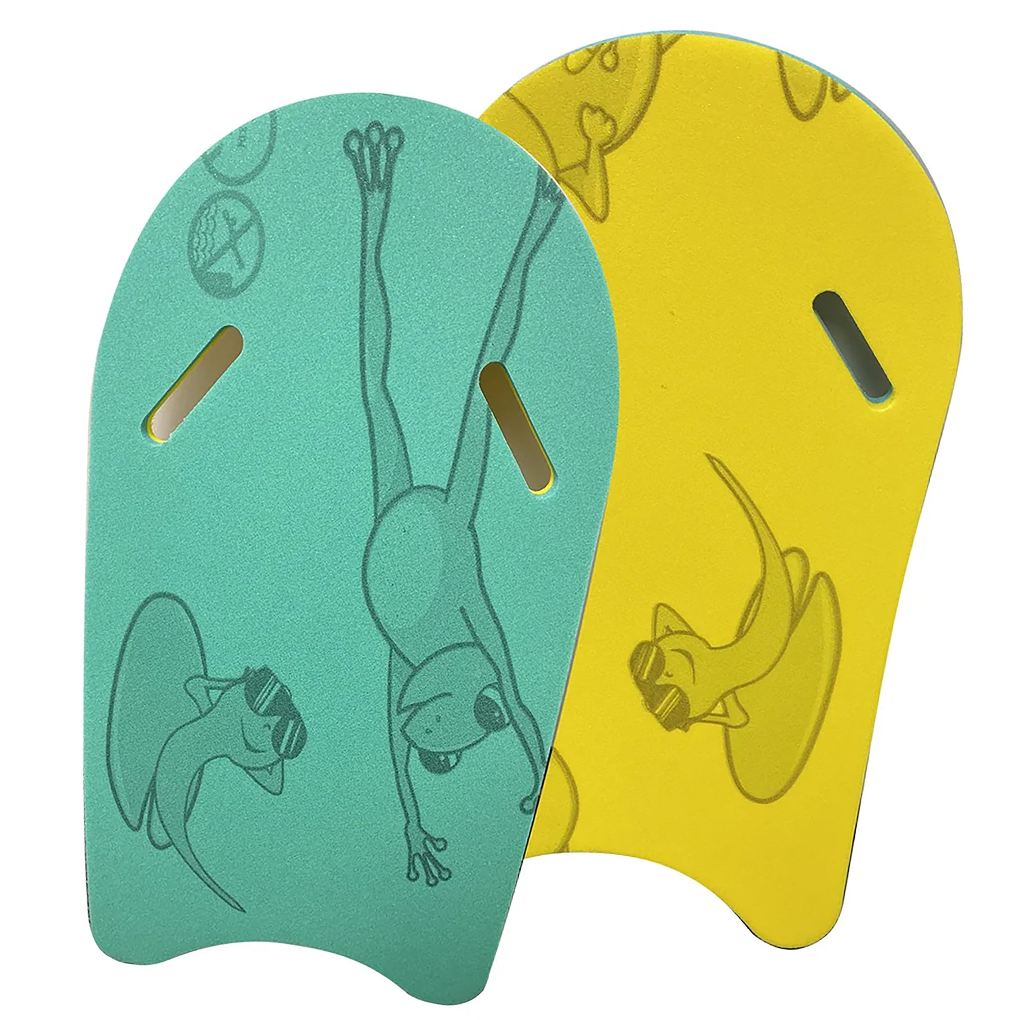 Aqua Lily Pad Giant Kick Boards, Swimming Aid for Adults, 36? x 20?, (Open Box)