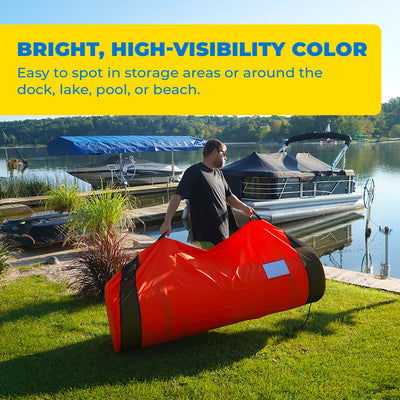 Aqua Lily Pad Storage Bag, Nylon Carry Bag for Water Mats Up to 18" (Open Box) - VMInnovations