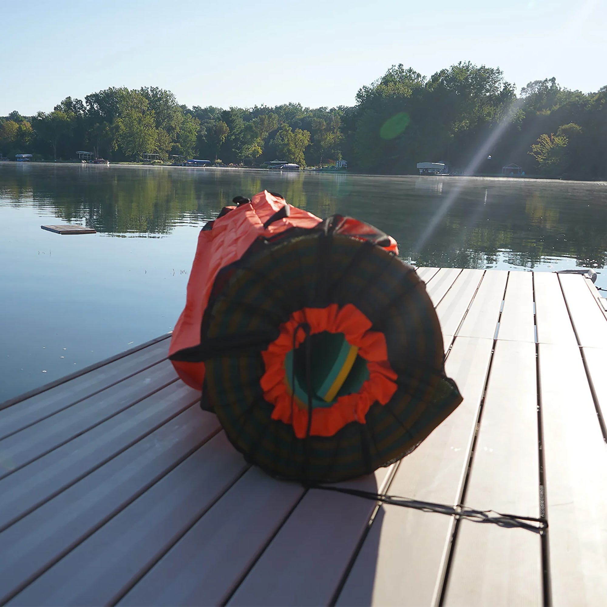 Aqua Lily Pad Storage Bag, Nylon Carry Bag for Water Mats Up to 18" (Open Box) - VMInnovations