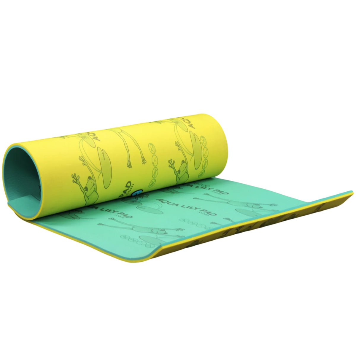 Aqua Lily Pad Original Floating Water Island Float, 9ft, Green/Yellow (Open Box)