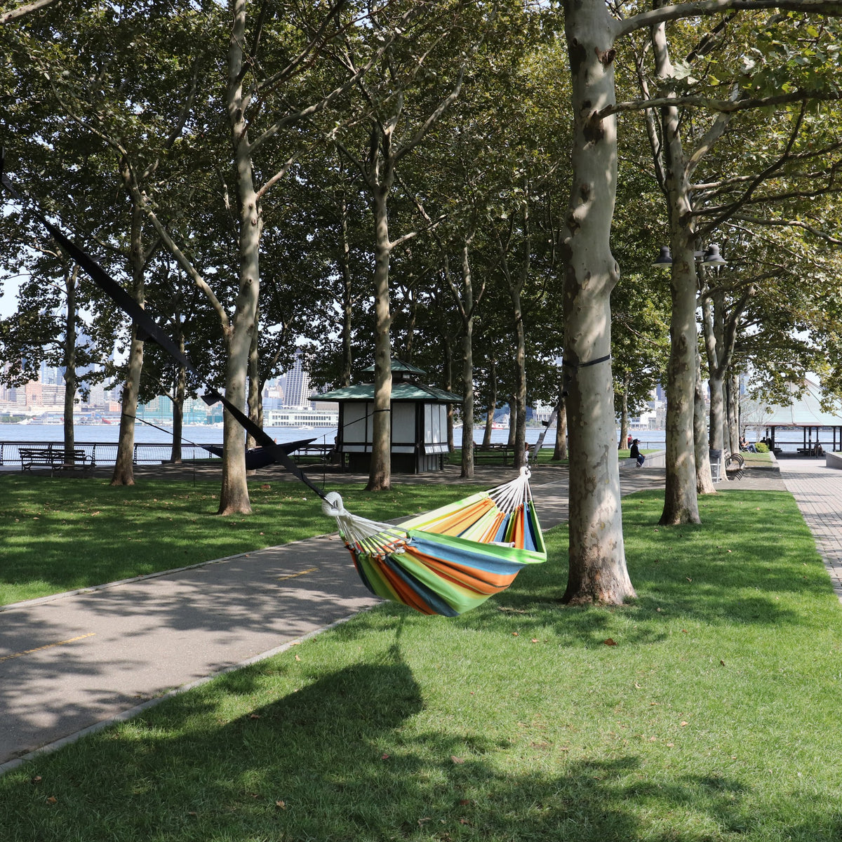 Bliss Hammocks Single Hammock with Rope Loops & Tree Straps, 220lb, (Open Box)