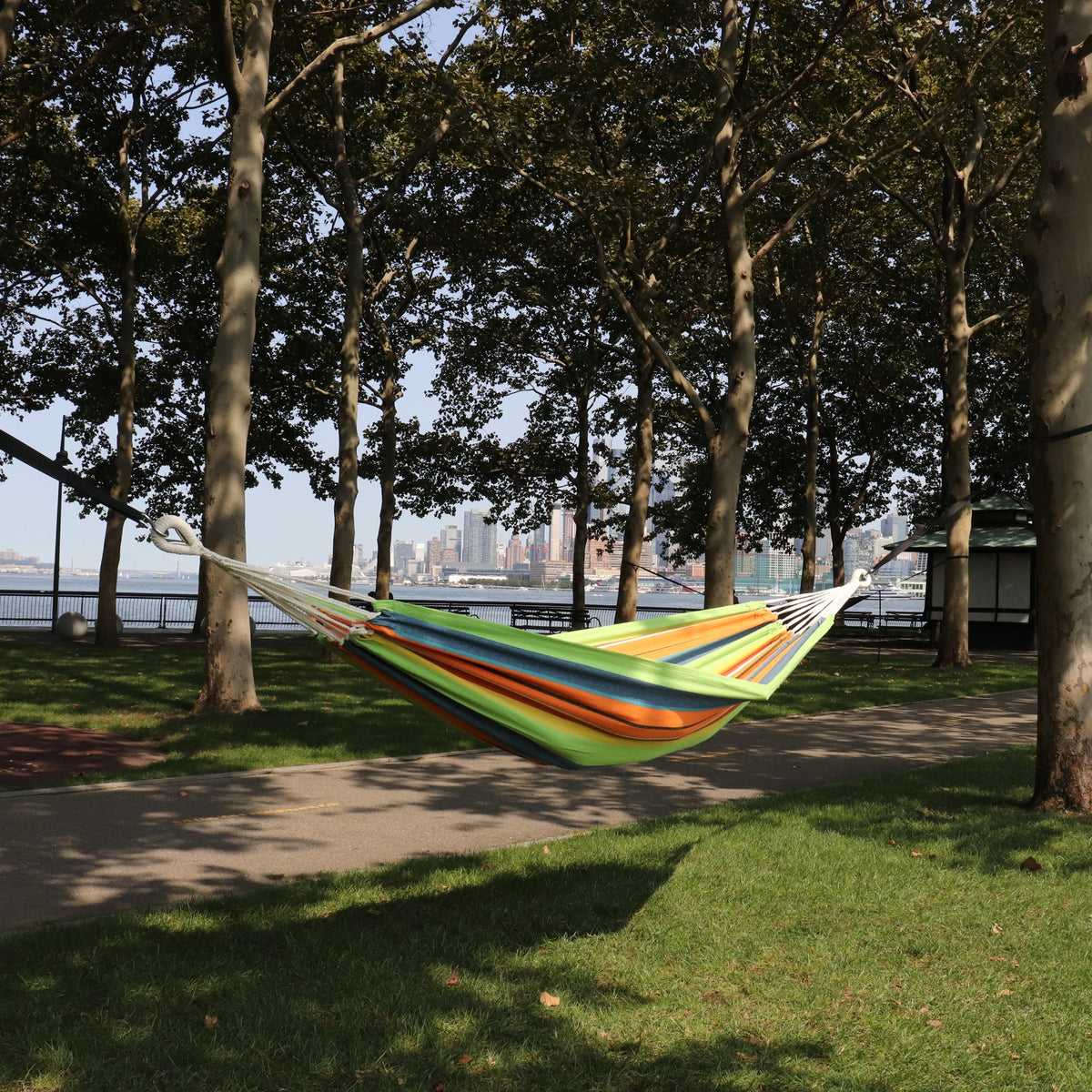 Bliss Hammocks Single Hammock with Rope Loops & Tree Straps, 220lb, (Open Box)