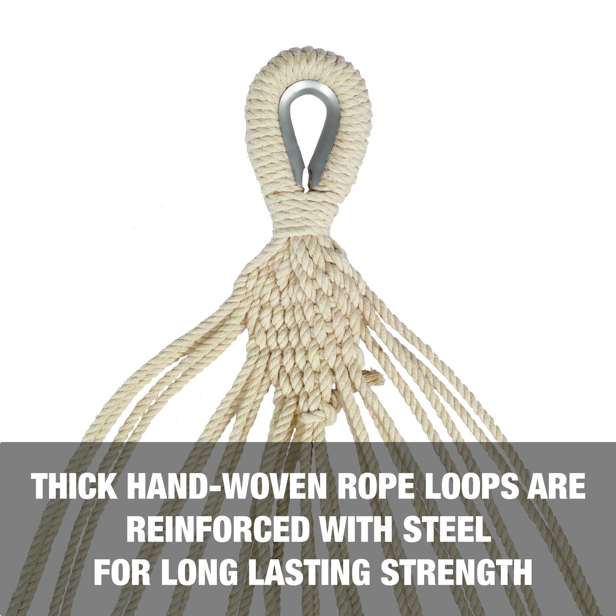 Bliss Hammocks Single Hammock w/ Rope Loops & Tree Straps, 220lb, (Open Box) - VMInnovations