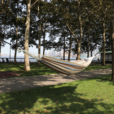 Bliss Hammocks Single Hammock w/ Rope Loops & Tree Straps, 220lb, (Open Box) - VMInnovations
