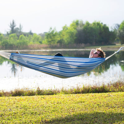 Bliss Hammocks Single Hammock with Rope Loops & Tree Straps, 220 lb, (Open Box)