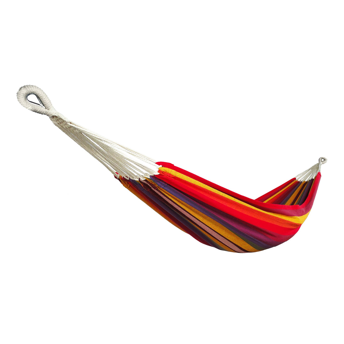 Bliss Hammocks Single Hammock with Rope Loops & Tree Straps, 220 lb, Tropical (Open Box)