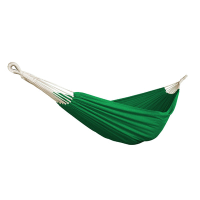 Bliss Hammocks Double Hammock with Rope Loops and Tree Straps, 265 lb, Green