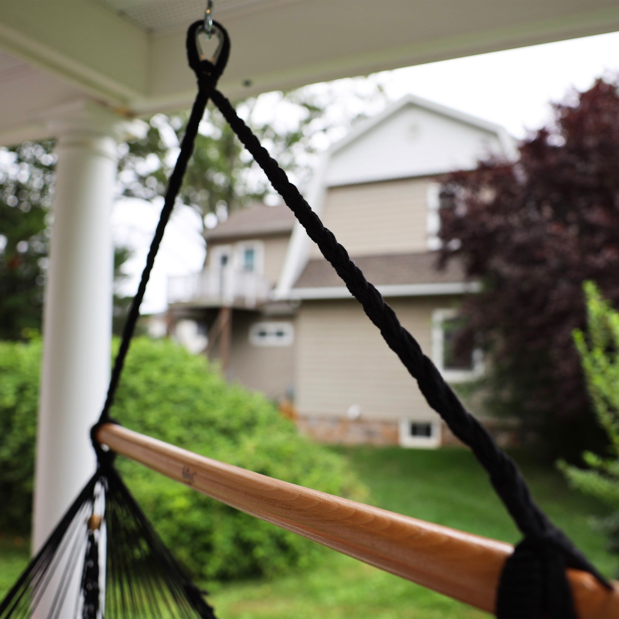 Bliss Hammocks Tahiti Rope Hammock Chair w/Spreader Bar and Hardware, (Open Box) - VMInnovations