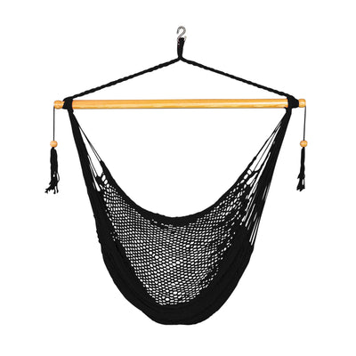 Bliss Hammocks Tahiti Rope Hammock Chair w/Spreader Bar and Hardware, (Open Box) - VMInnovations