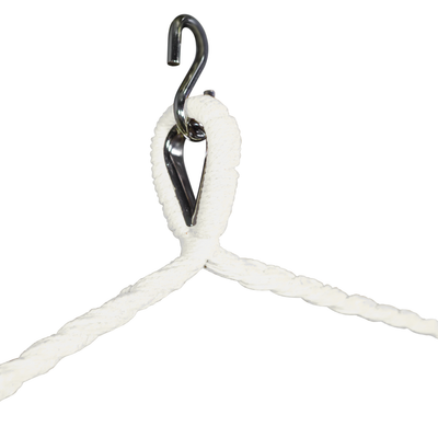 Bliss Hammocks Tahiti Rope Hammock Chair with Spreader Bar and Hardware, Natural - VMInnovations