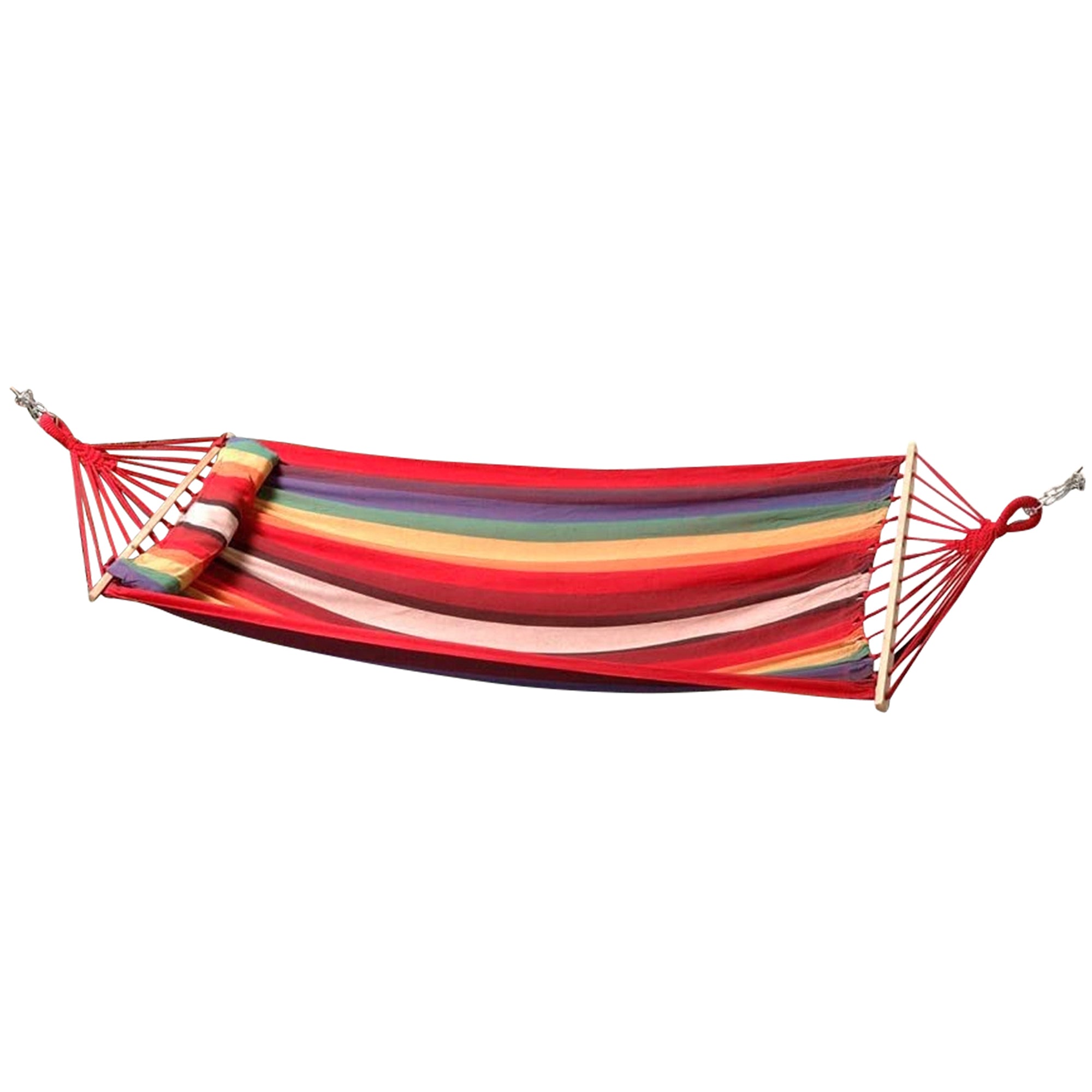 Caribbean Hammock with Pillow and Hanging Hardware, 48" Wide, (Open Box)