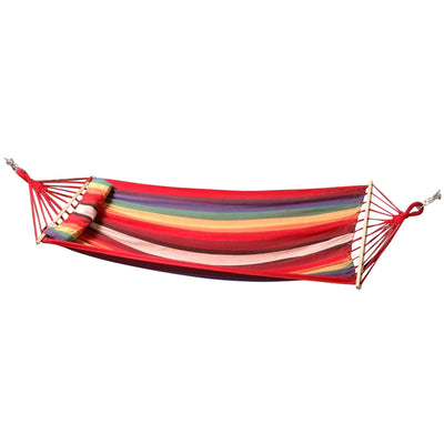 Caribbean Hammock with Pillow and Hanging Hardware, 48" Wide, (Open Box)