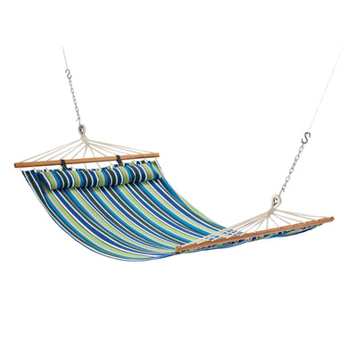 Bliss Hammocks Caribbean Hammock with Pillow & Hardware, 48" Wide, (Used) - VMInnovations