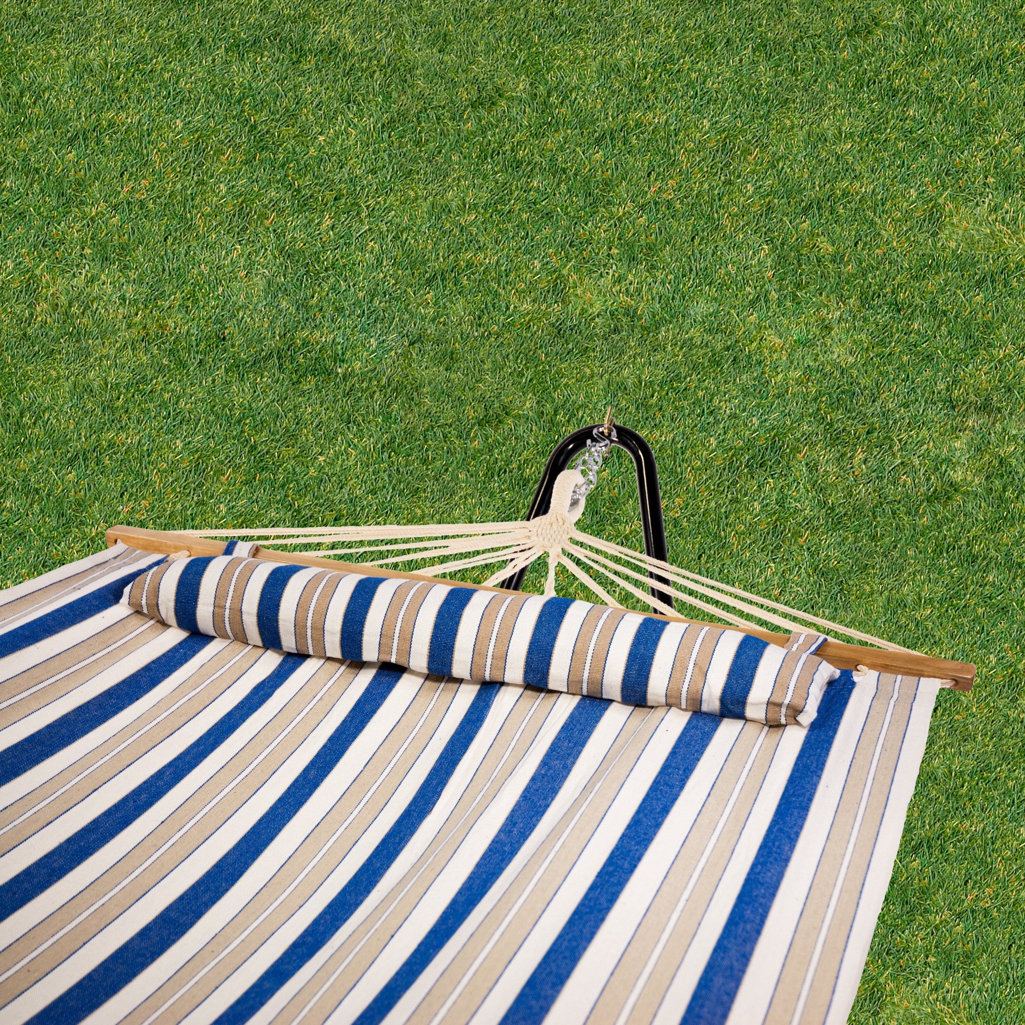 Bliss Hammocks Caribbean Hammock w/ Pillow & Hardware, 48" Wide, (Open Box) - VMInnovations