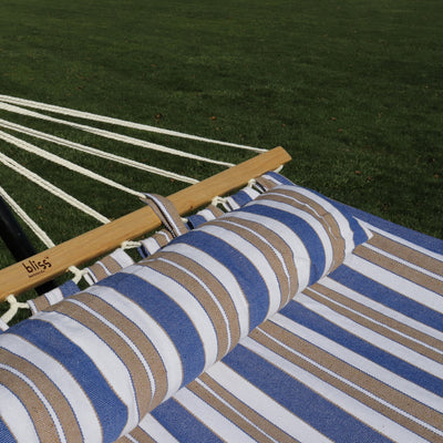 Bliss Hammocks Caribbean Hammock w/ Pillow & Hardware, 48" Wide, (Open Box) - VMInnovations
