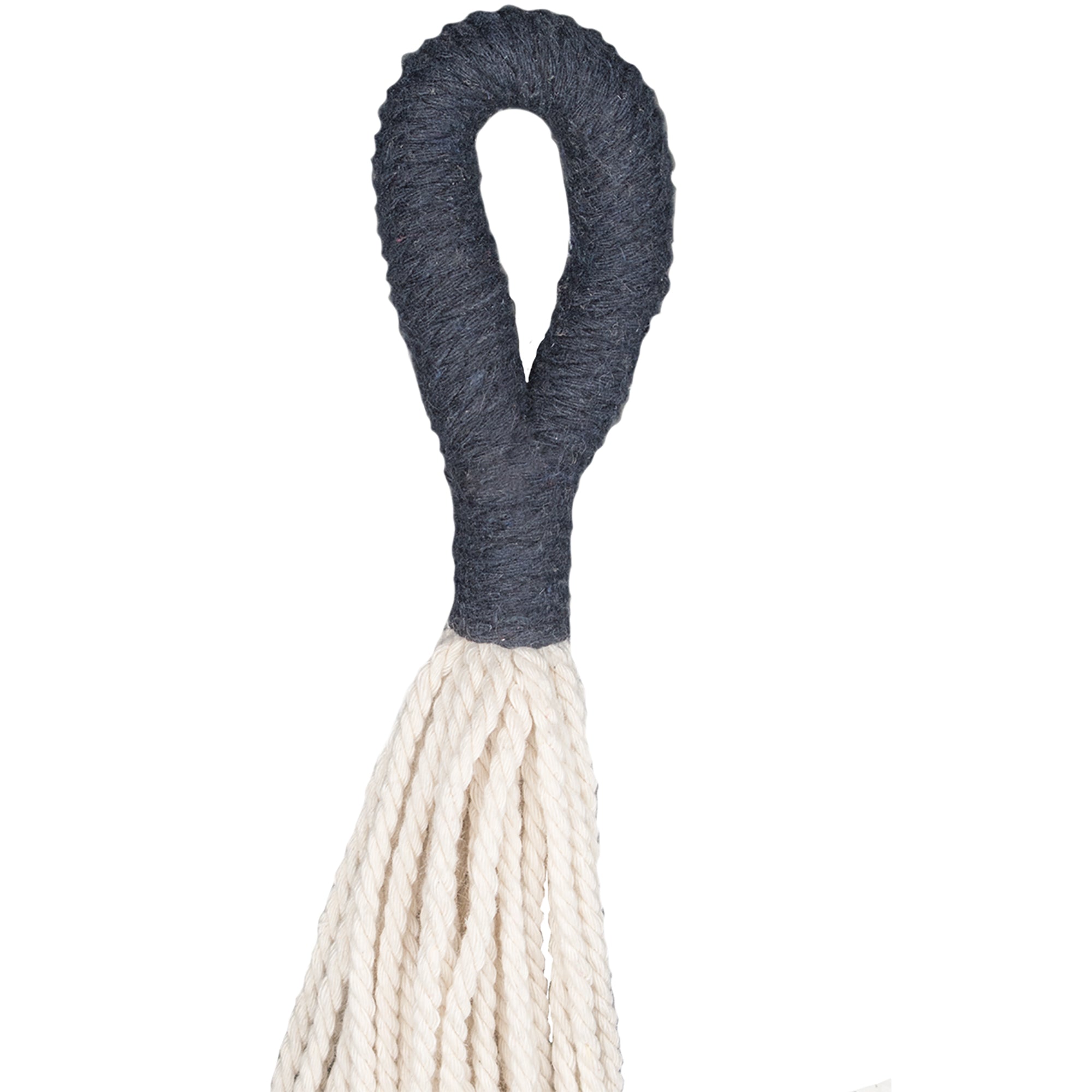 Bliss Hammocks Brazilian Style Rope Hammock w/ Hanging Hardware, 34" Wide, Blue (Used)