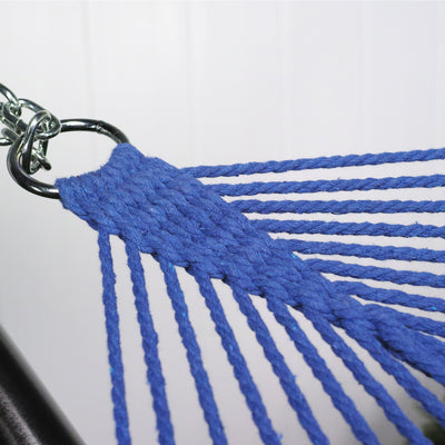 Bliss Hammocks Weekender 2-Person Polyester Rope Hammock w/ Spreader Bar, 80x55 - VMInnovations