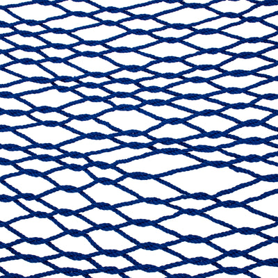 Bliss Hammocks Classic 2-Person Cotton Rope Hammock w/Spreader Bar, 80x60, Blue - VMInnovations