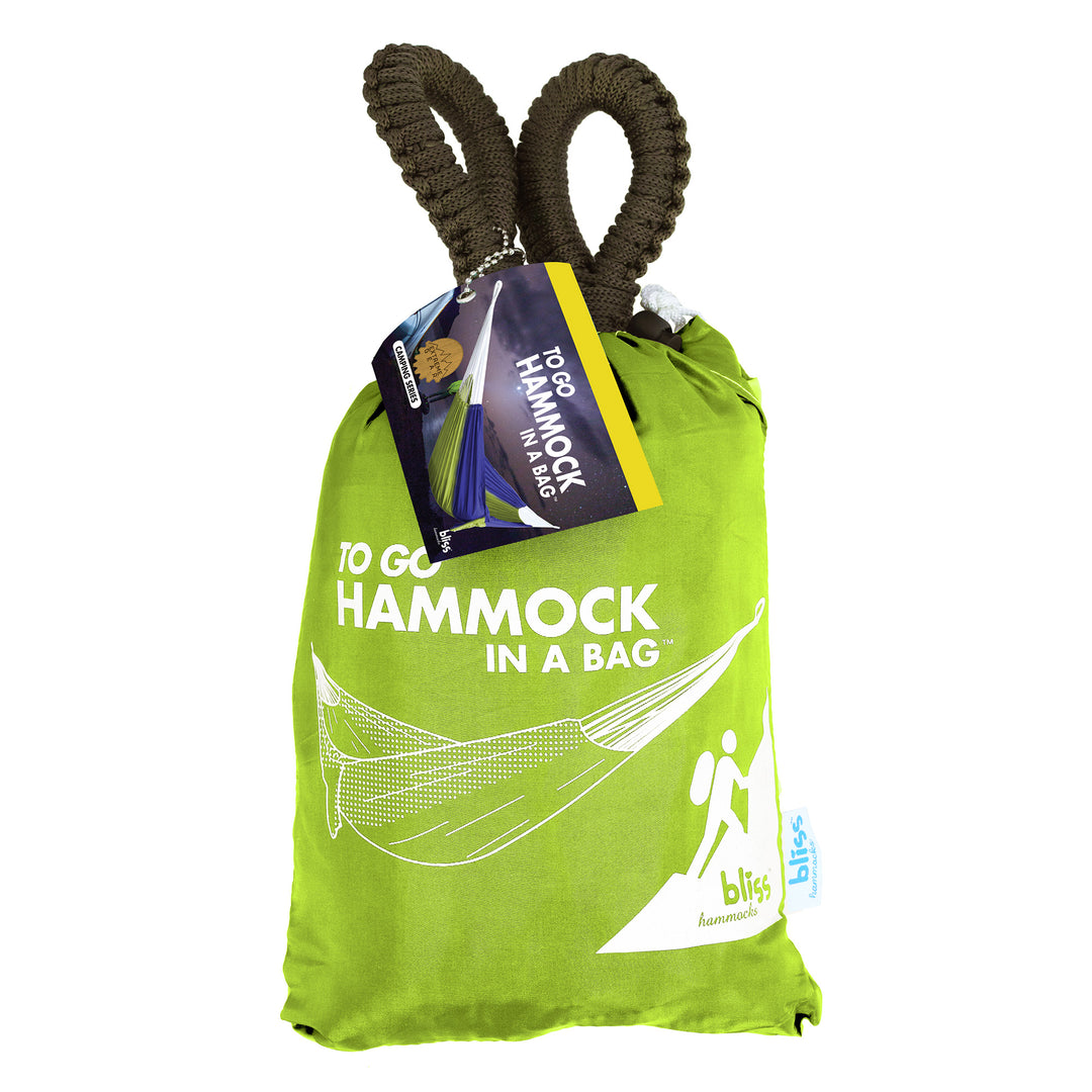 Bliss Hammocks Hammock in a Bag w/ Carabiner Hooks & Tree Straps, Mermaid - VMInnovations
