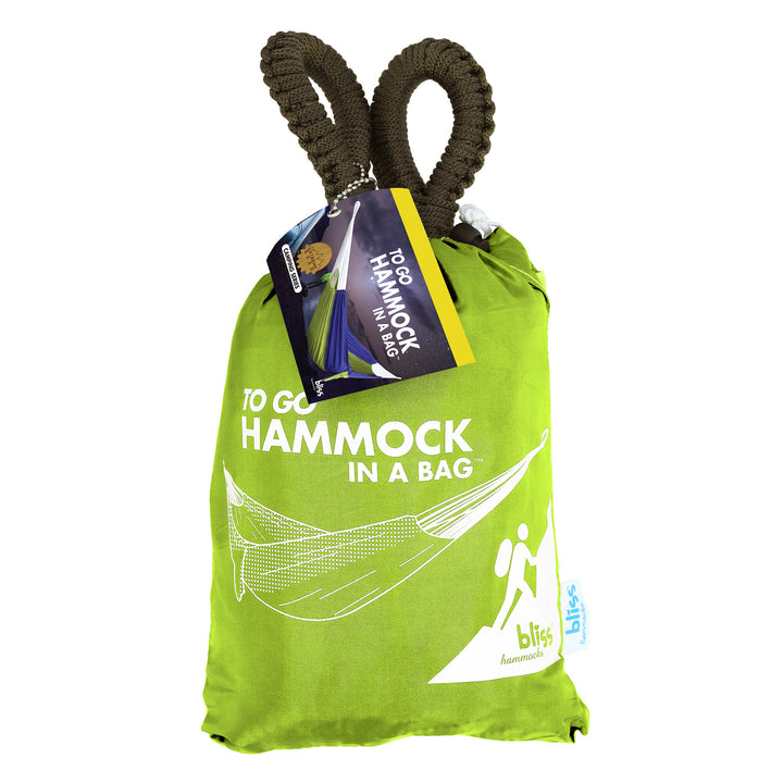 Bliss Hammocks Hammock in a Bag w/ Carabiner Hooks & Tree Straps, Mermaid - VMInnovations