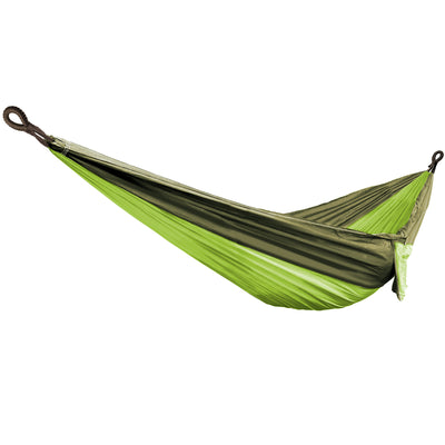 Bliss Hammocks Hammock in a Bag with Carabiner Hooks & Tree Straps, Forest Green - VMInnovations