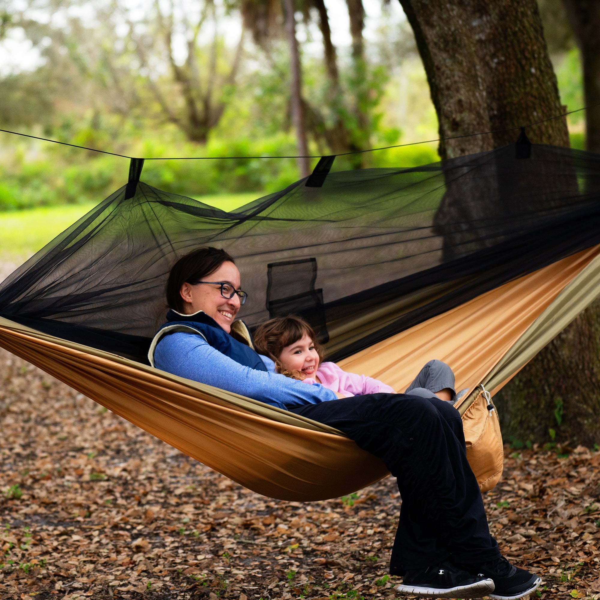 Bliss Hammocks Hammock in a Bag with Mosquito Net and Tree Straps, (Open Box)