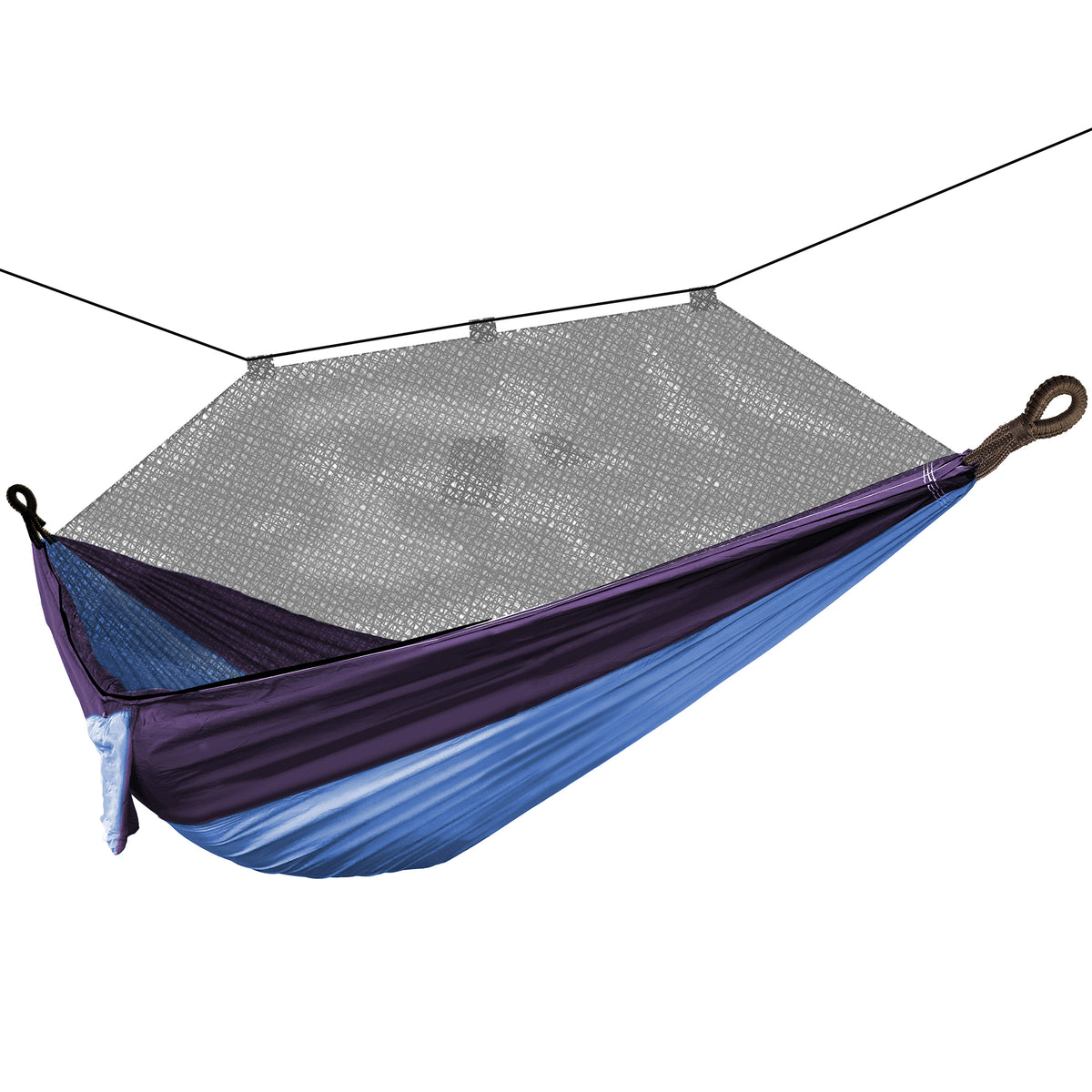 Bliss Hammocks Hammock in a Bag with Mosquito Net and Tree Straps, Royal Blue (Open Box)