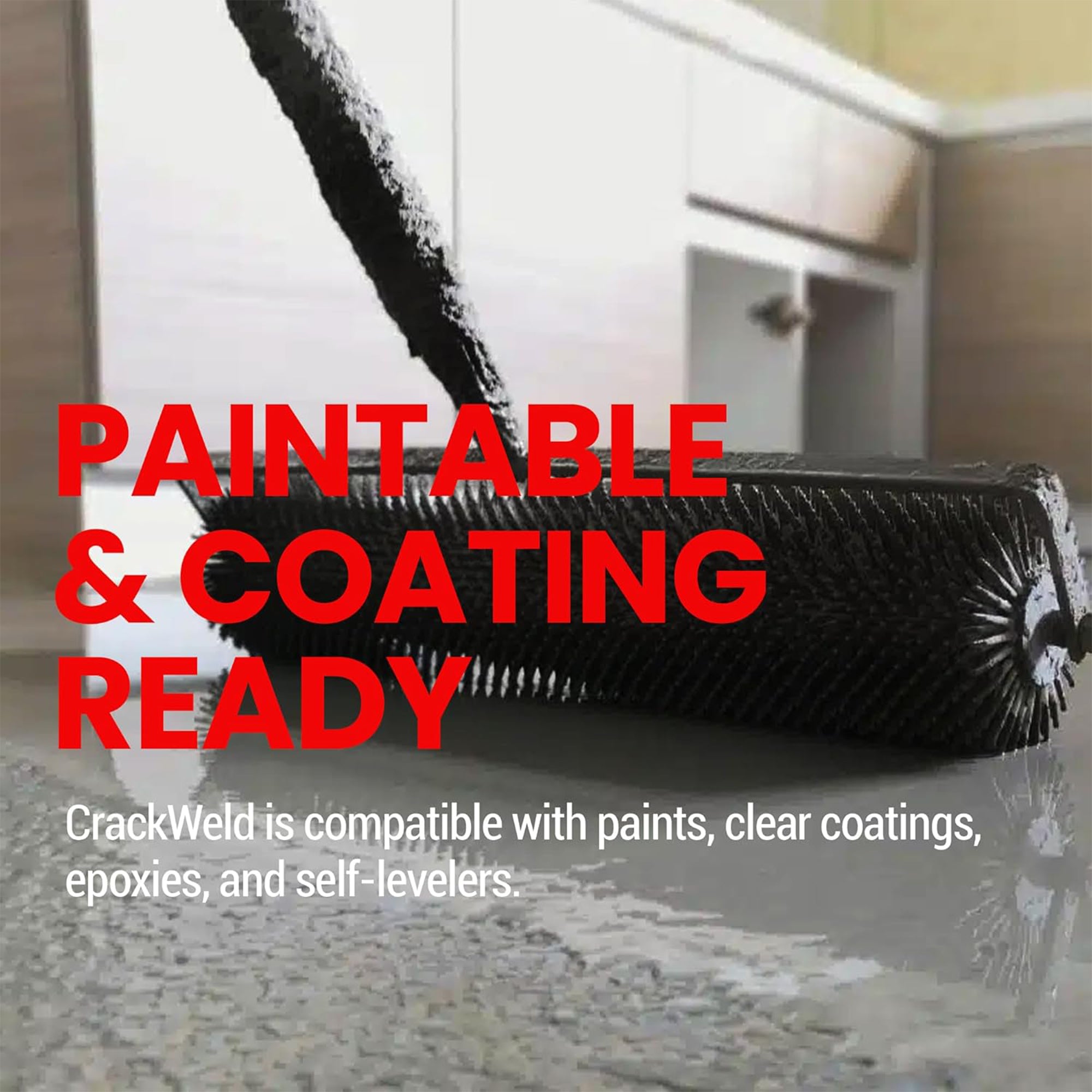 RadonSeal Concrete Floor Crack Repair DIY Kit Basements & Driveways, (Open Box)