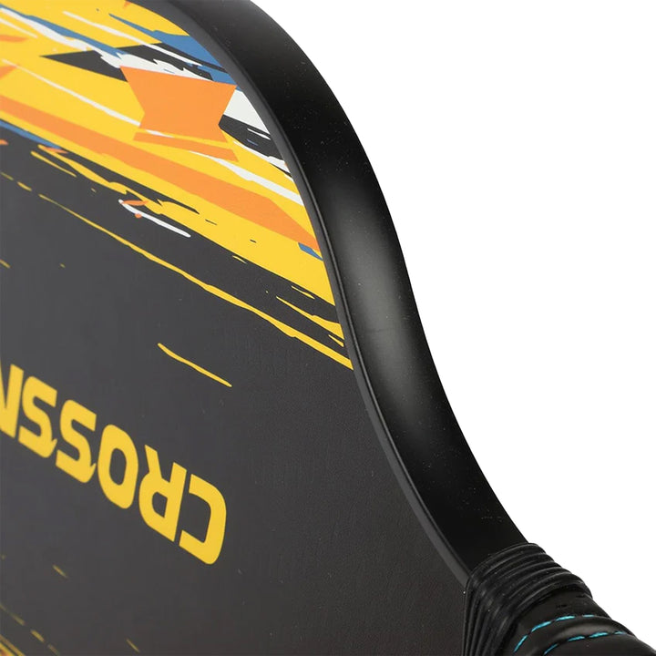 CROSSNET Pickleball Paddle with Fiberglass Face & Polymer Core, Cosmic Splatter - VMInnovations