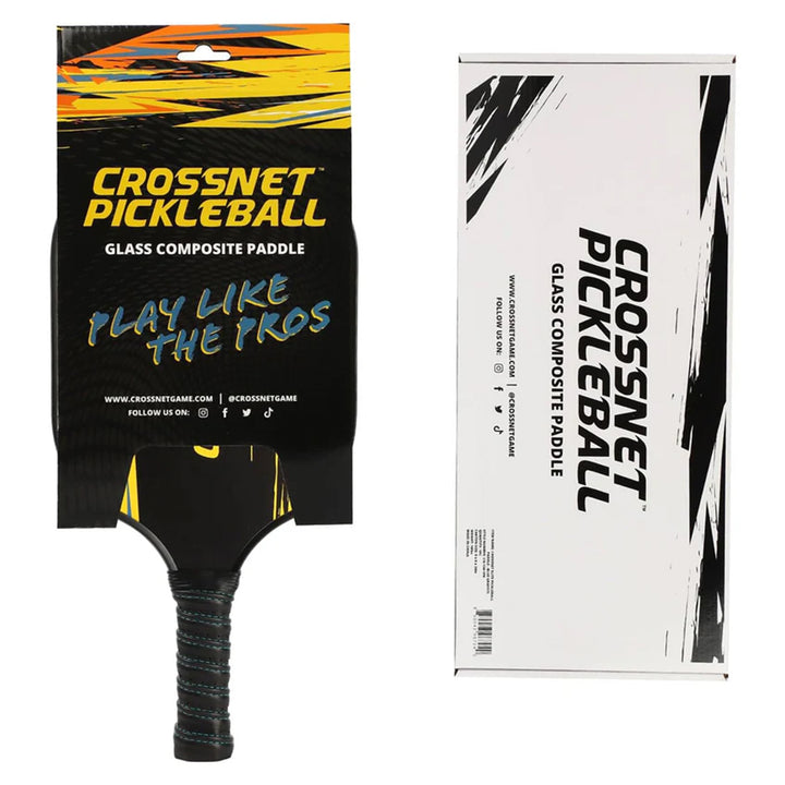 CROSSNET Pickleball Paddle with Fiberglass Face & Polymer Core, Cosmic Splatter - VMInnovations