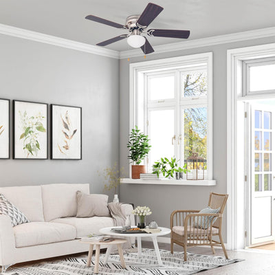 Prominence Home Alvina 42" Flush Mount Ceiling Fan with Light, (Open Box) - VMInnovations