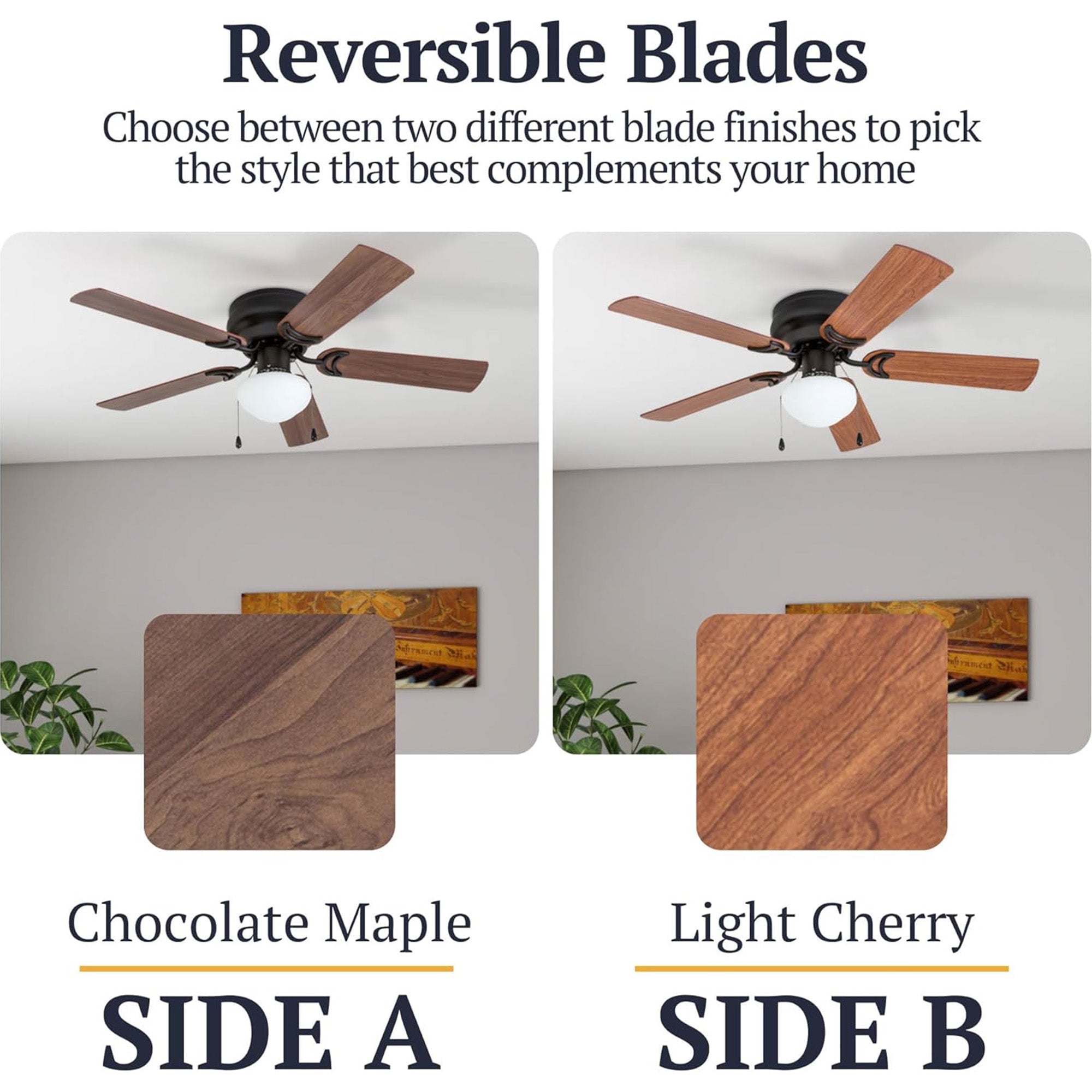 Prominence Home Alvina 42 Inch Indoor LED Ceiling Fan with Pull Chain,(Open Box)