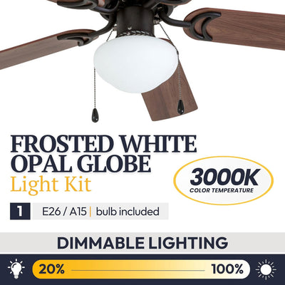 Prominence Home Alvina 42 Inch Indoor LED Ceiling Fan with Pull Chain,(Open Box)