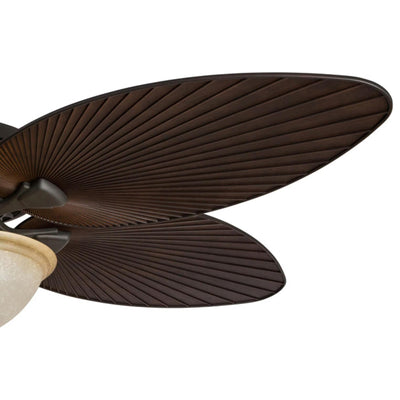 Honeywell Palm Island Tropical Ceiling Fan, Bowl Light, Pull Chain, (Open Box) - VMInnovations