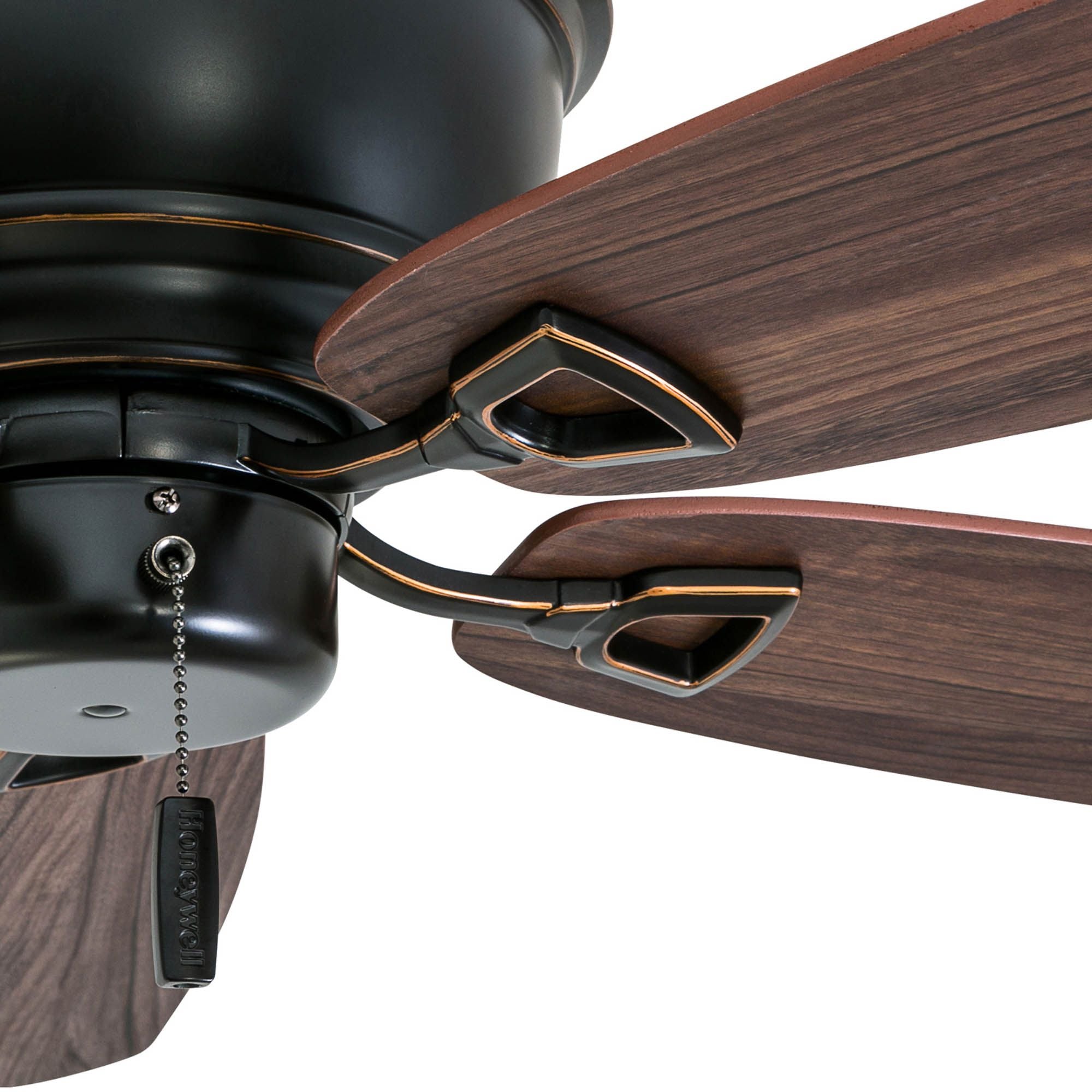 Honeywell Glen Alden 52" Indoor Low Profile Ceiling Fan, Rubbed Bronze(Open Box)